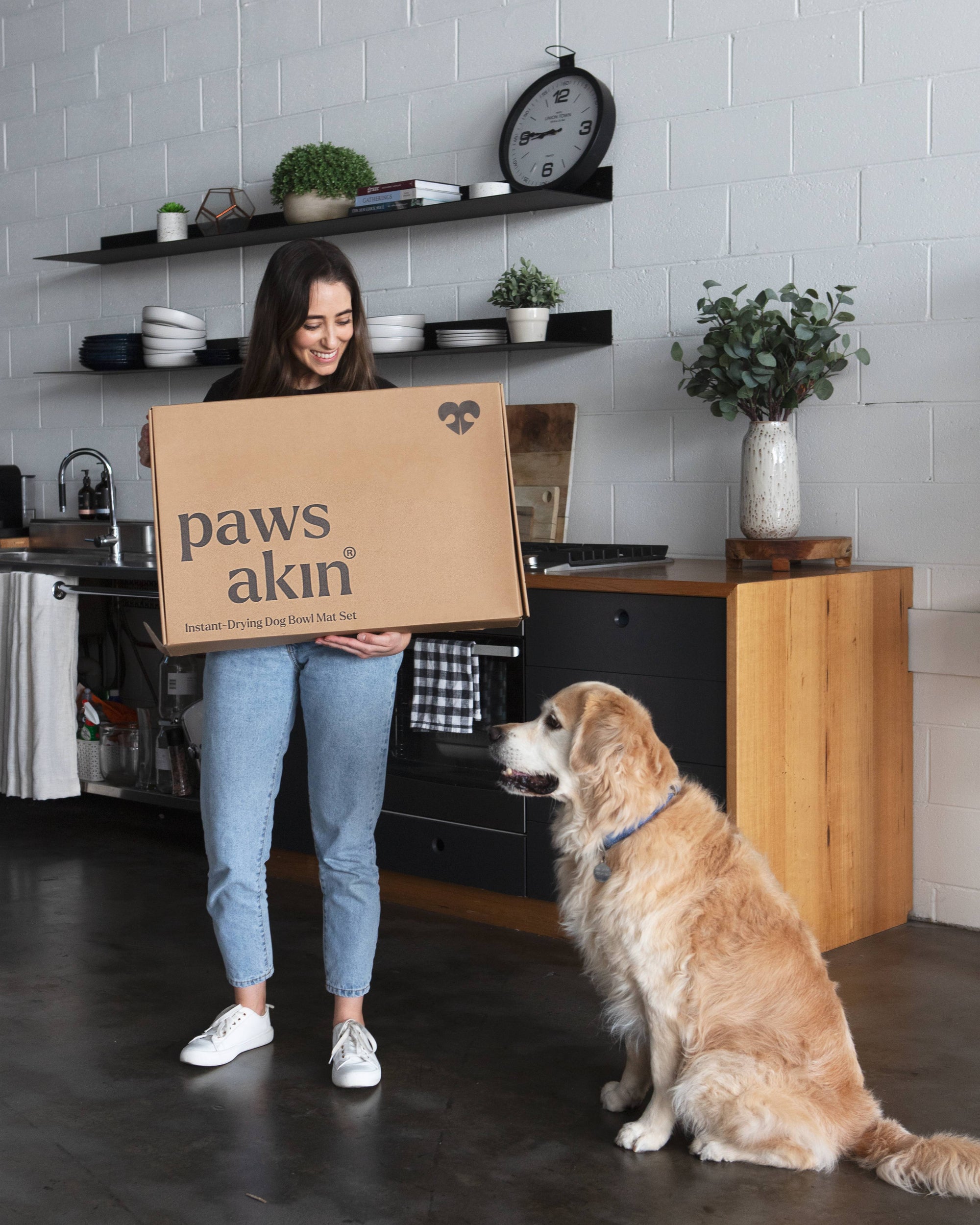 Instant Drying Dog Bowl Mat